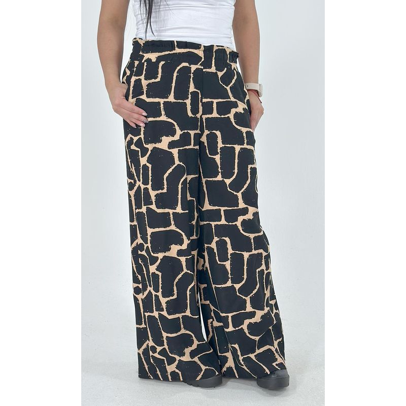 L Y H - Pantalon Para Mujer Negro Marca L&H