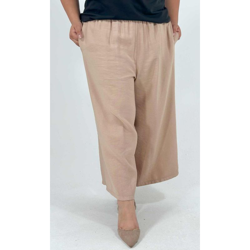 L Y H - Capri Para Mujer Khaki Oscuro Marca L&H