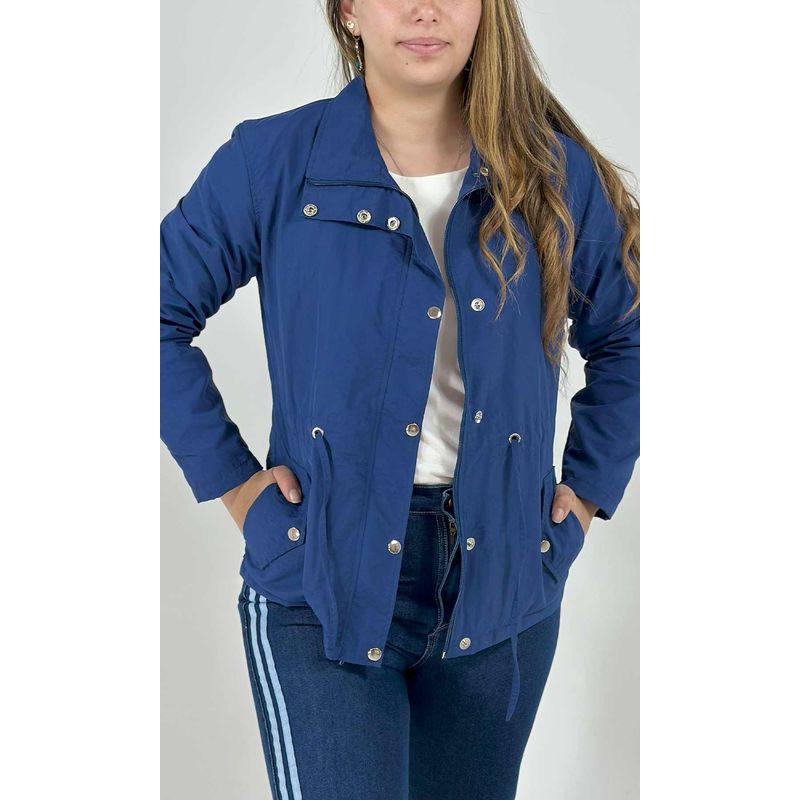 L Y H - Chaqueta Para Mujer Azul Marca L&H