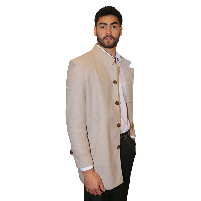 L Y H - Gaban Para Hombre Beige Marca L&H