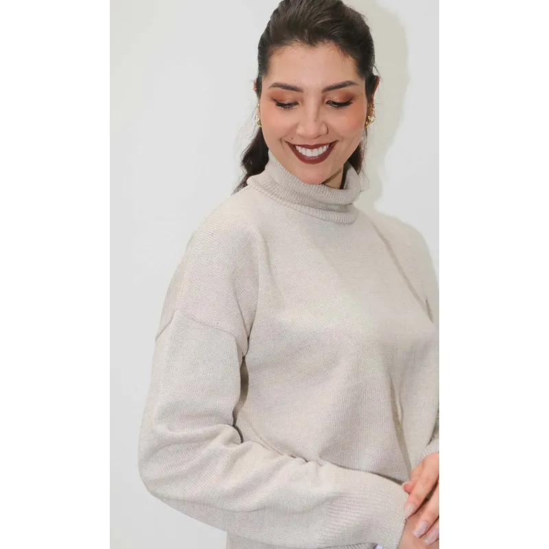 L Y H - Saco Para Mujer Beige Marca L&H