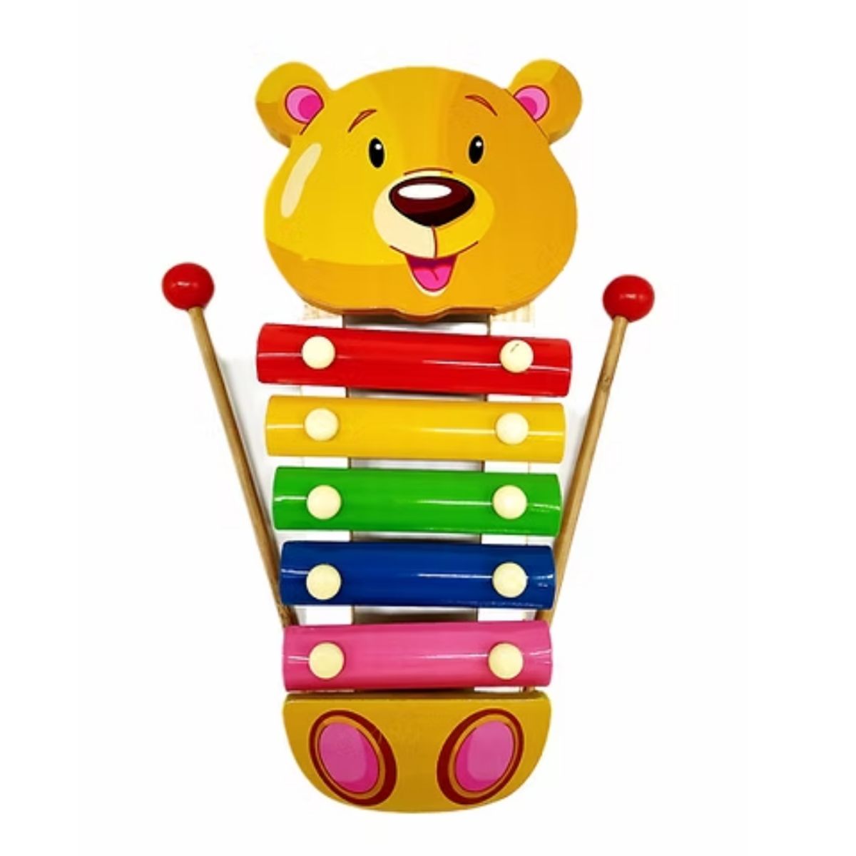 GENERICO - Xilófono Infantil de Madera Oso