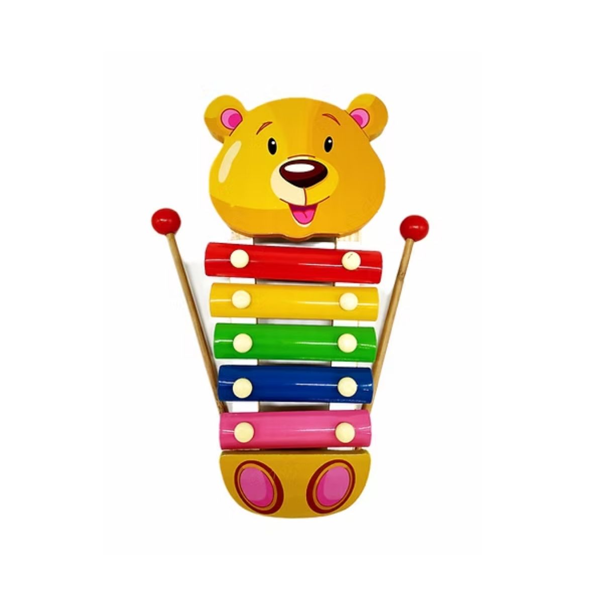 GENERICO - Xilófono Infantil de Madera Oso