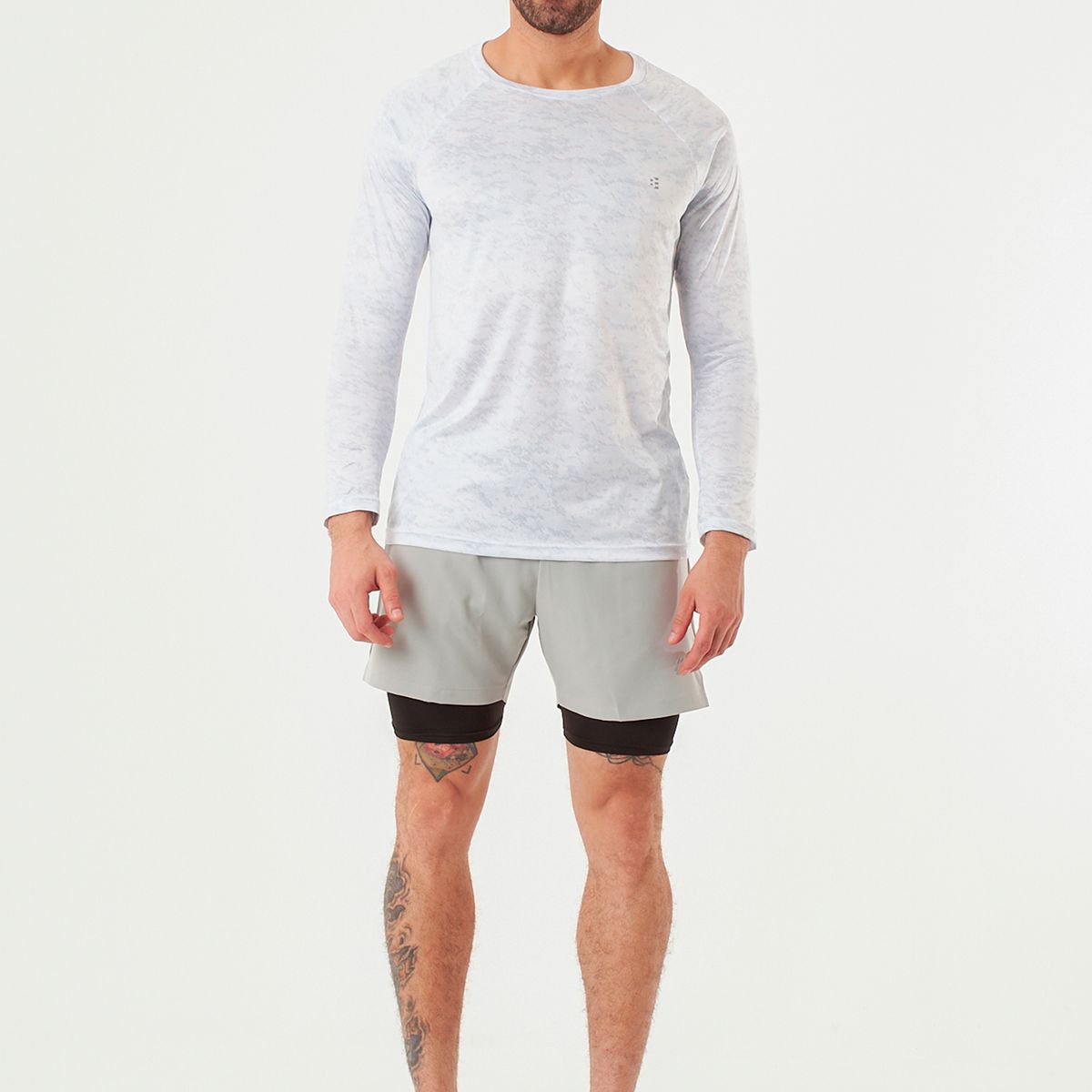 BELIFE - Pantaloneta deportiva gris para hombre