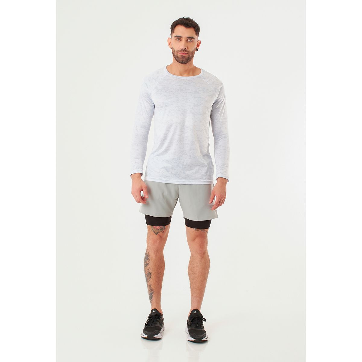 BELIFE - Pantaloneta deportiva gris para hombre