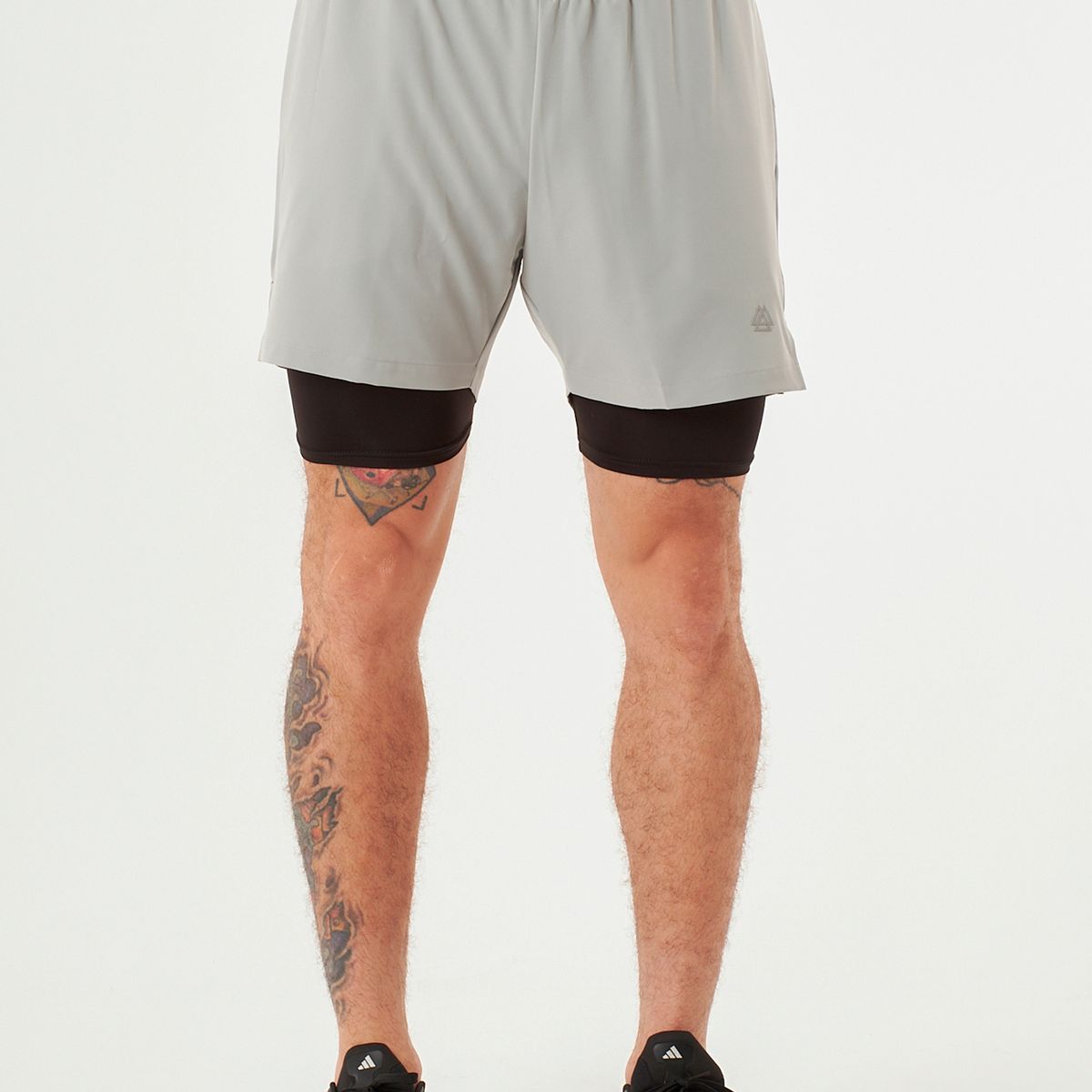 BELIFE - Pantaloneta deportiva gris para hombre
