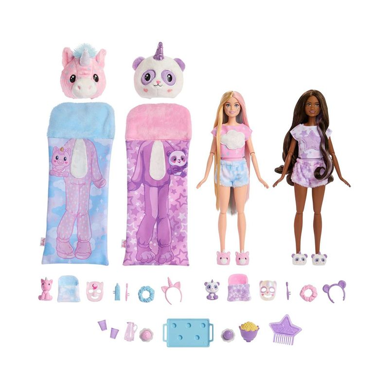 MATTEL - Muñeca Barbie Cutie Reveal Set De Juego Pijamada