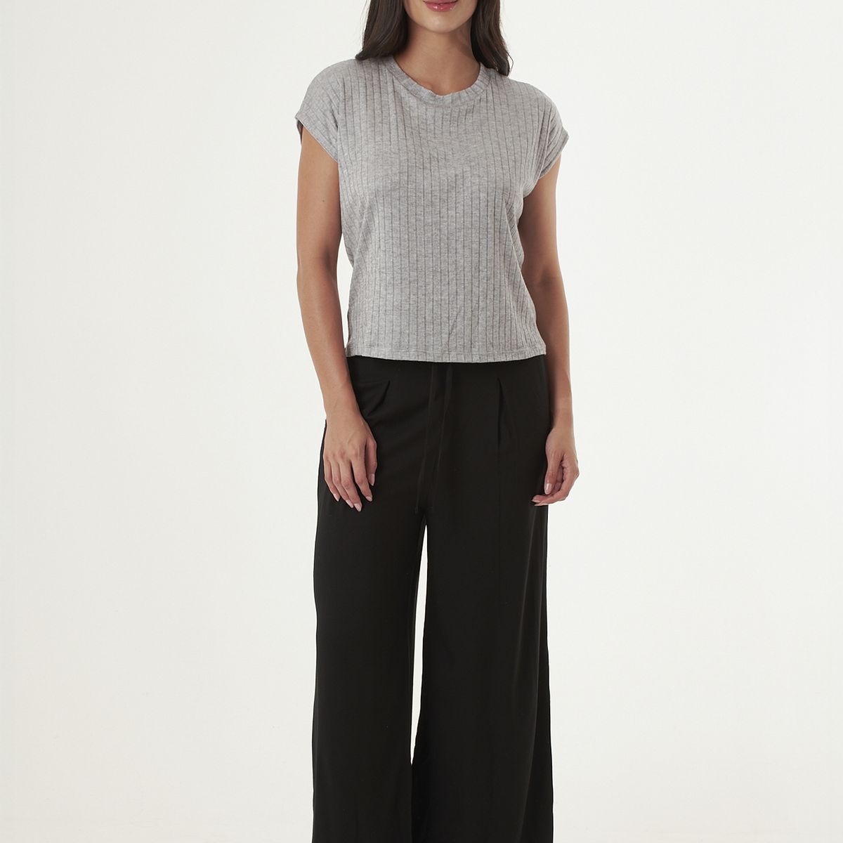 BELIFE - Pantalón negro para mujer