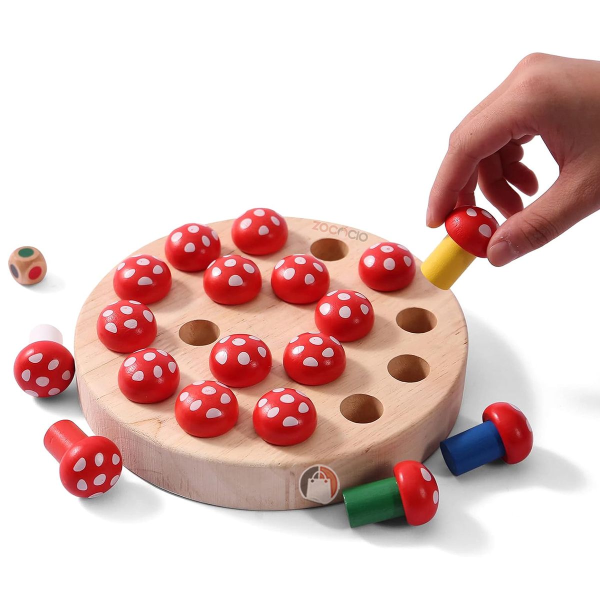 ZOCOCIO - Juego De Mesa Memoria Cosecha De Hongos Memory Chess