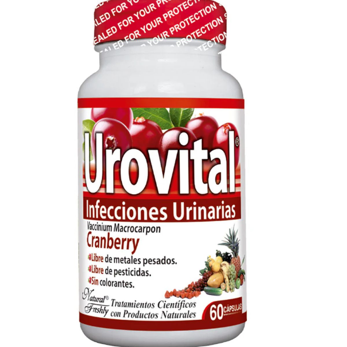 NATURAL FRESHLY - UROVITAL CRAMBERRY X 60 CAPSULAS