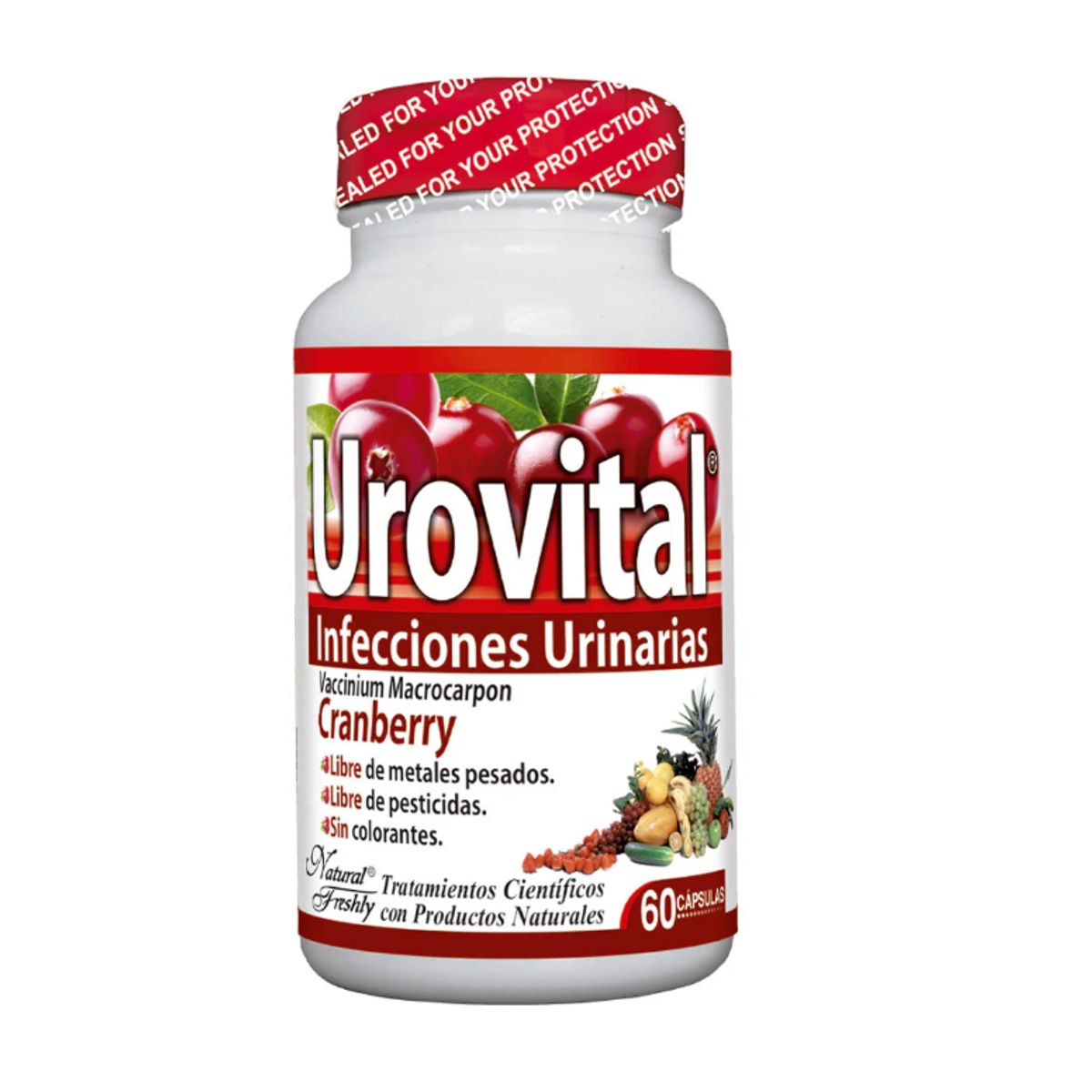 NATURAL FRESHLY - UROVITAL CRAMBERRY X 60 CAPSULAS
