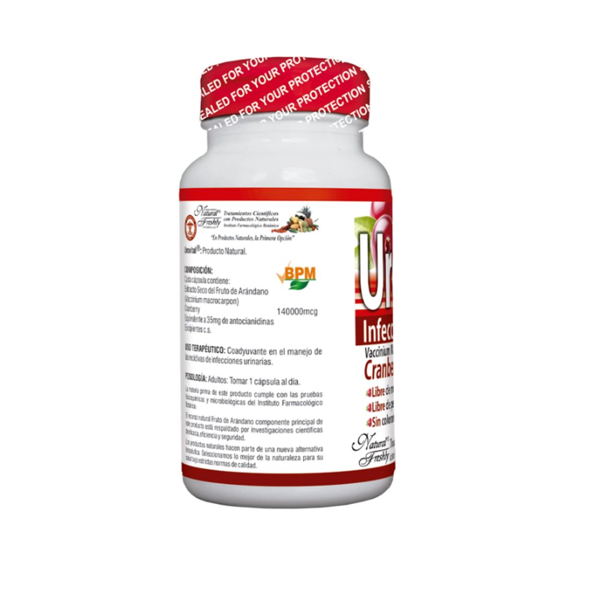 NATURAL FRESHLY - SUPLEMENTO CON ARANDANOS /UROVITAL CRAMBERRY X 60 CAPSULAS