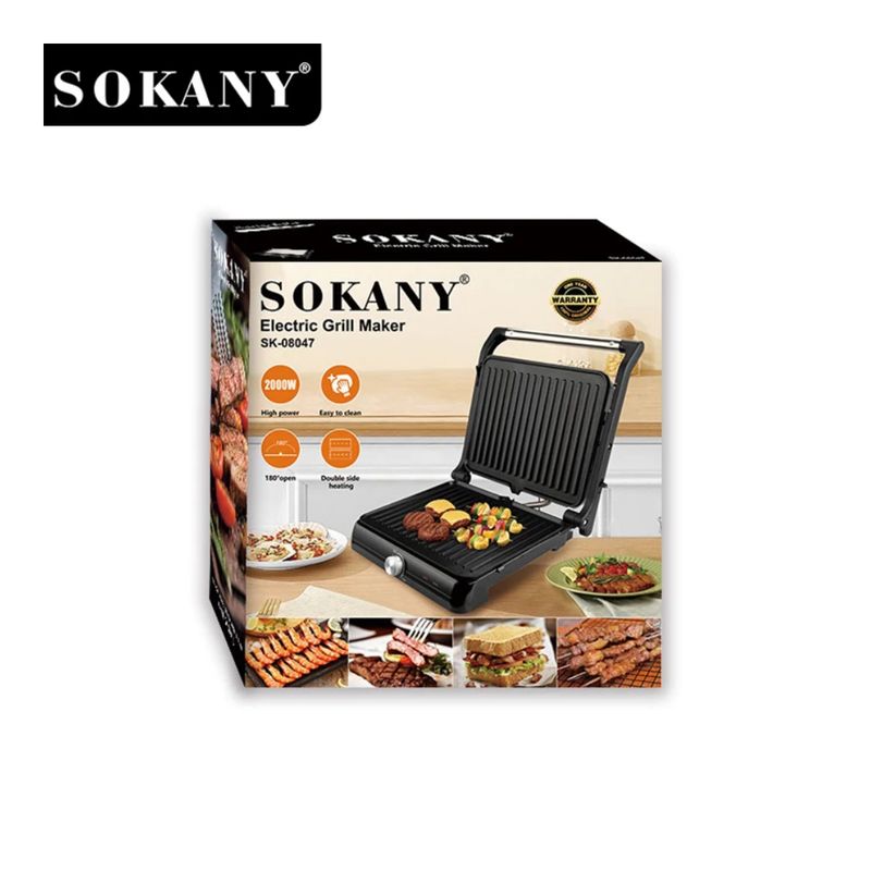 SOKANY - parrillas eléctricas ajustables con recubrimiento de teflón Sokany SK-08047