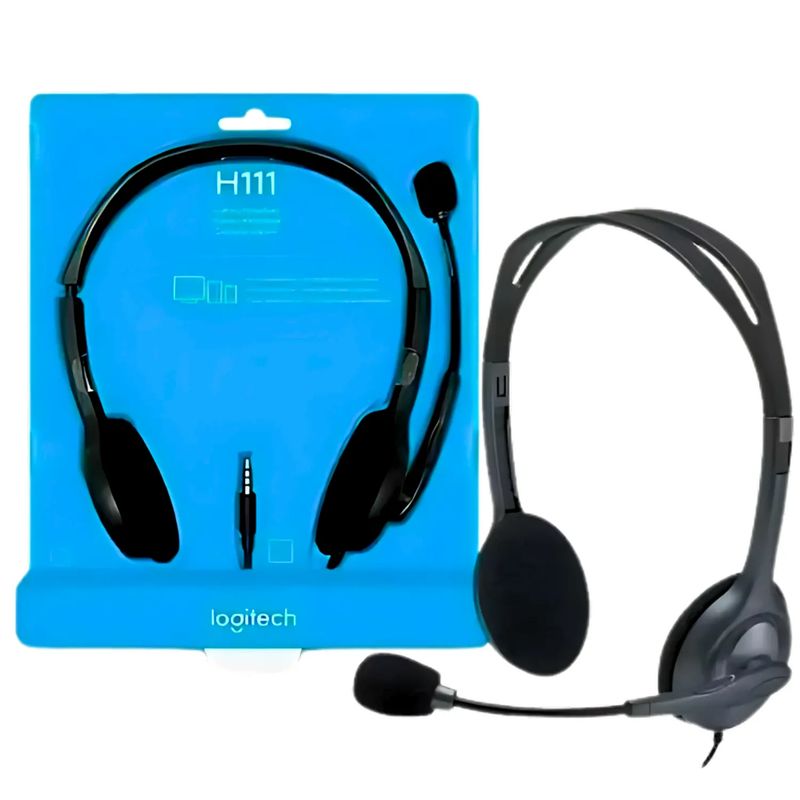 LOGITECH - Diadema Logitech H111 3,5 mm Plug Stereo