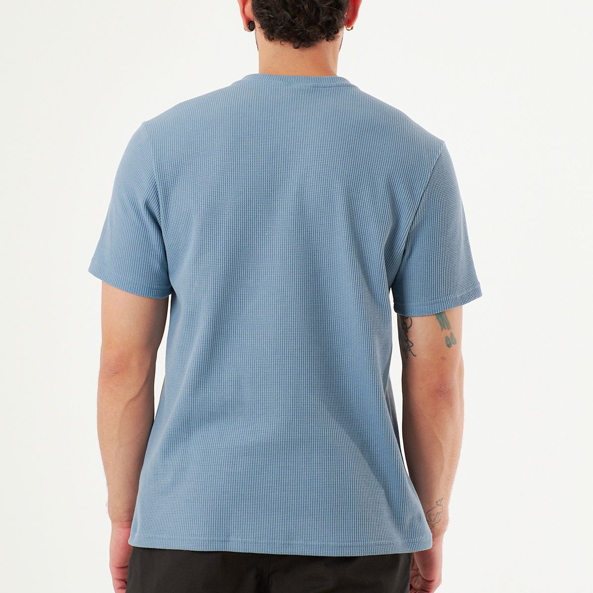 BELIFE - Camiseta manga corta azul para hombre