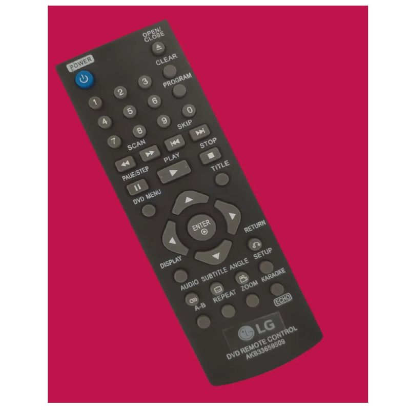 GENERICO - Control Remoto Para Dvd Lg Akb33659509