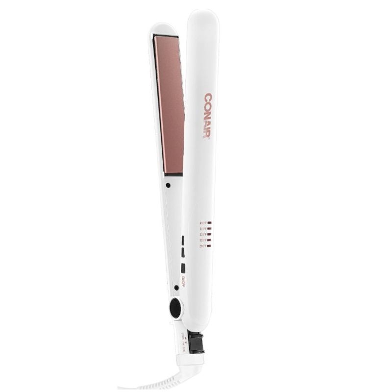 CONAIR - Plancha Con Doble Ceramica Conair Pc Conair - Cs221ncs221na Color Blanco