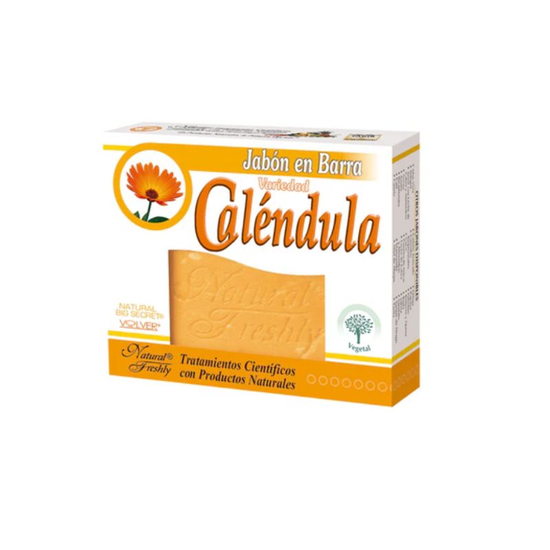 NATURAL FRESHLY - JABON DE CALENDULA EN BARRA X 90GR