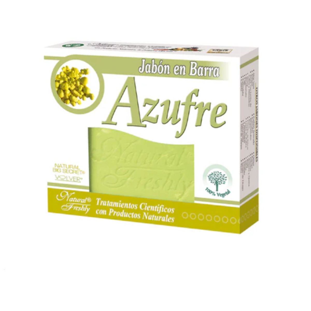 NATURAL FRESHLY - BARRA CORPORAL CON AZUFRE X 90 GR.