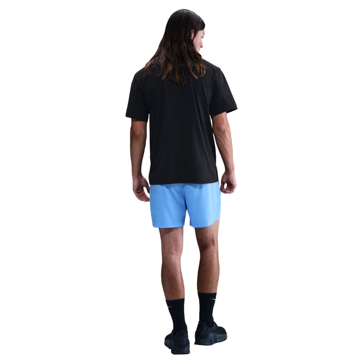 NIKE - Camiseta Nike M Nk Df Uv Hyverse Ss Gfx Hombre-Negro