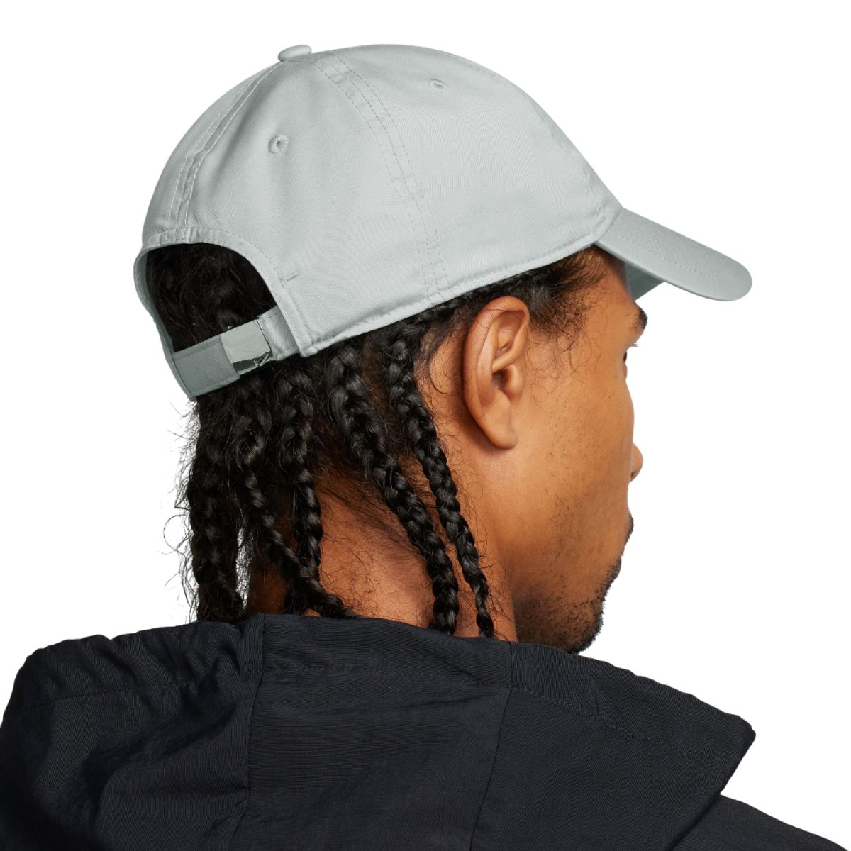 NIKE - Gorra Nike Dri Fit Club Metal Swoosh Hombre-Gris