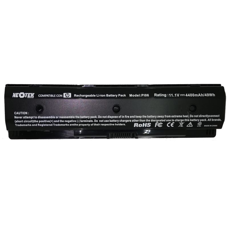 NEOTEK - Batería HP PI06 148V 4400mAh Compatible con Pavilion