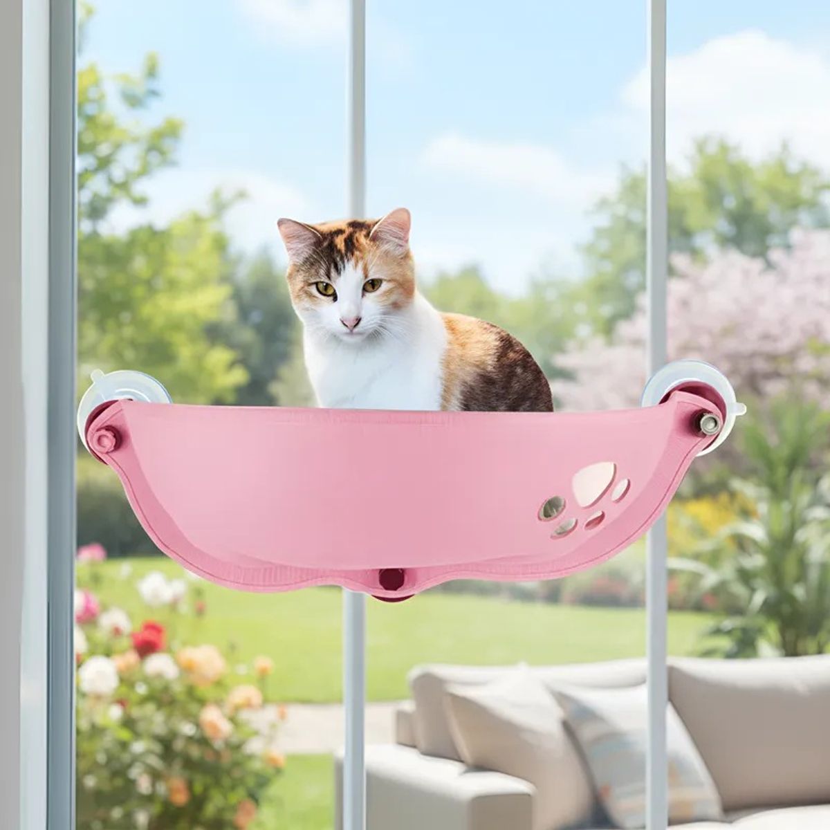 GENERICO - Cama Nido Hamaca para Gato para la Ventana