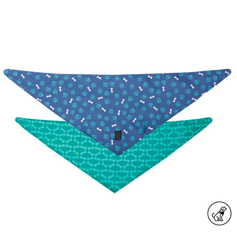 TOTTO - Pañuelo Menta Doble Faz Totto Azul XL