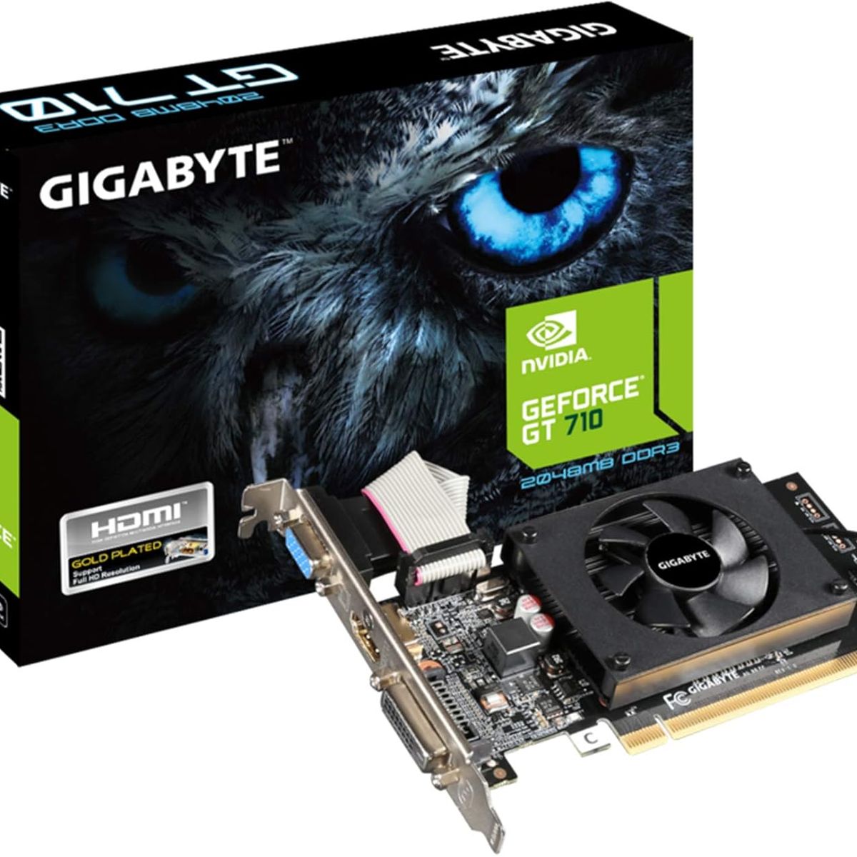 GIGABYTE - Tarjeta De Video Nvidia Gigabyte Geforce Gt 710 2gb Ddr3