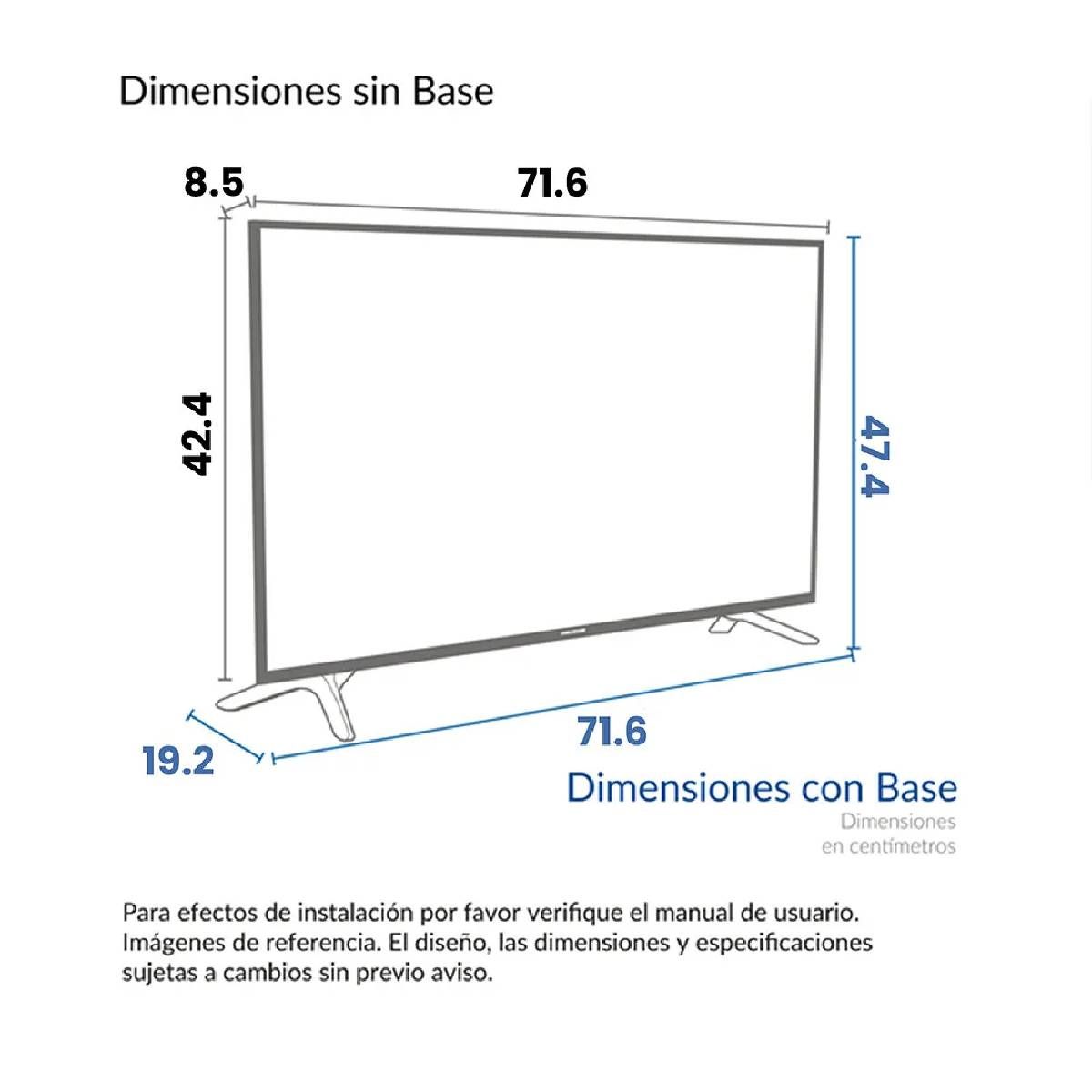 CHALLENGER - Televisor Challenger 32 pulgadas LED HD Google TV LED 32TG81 BT GOOGLE TV T2
