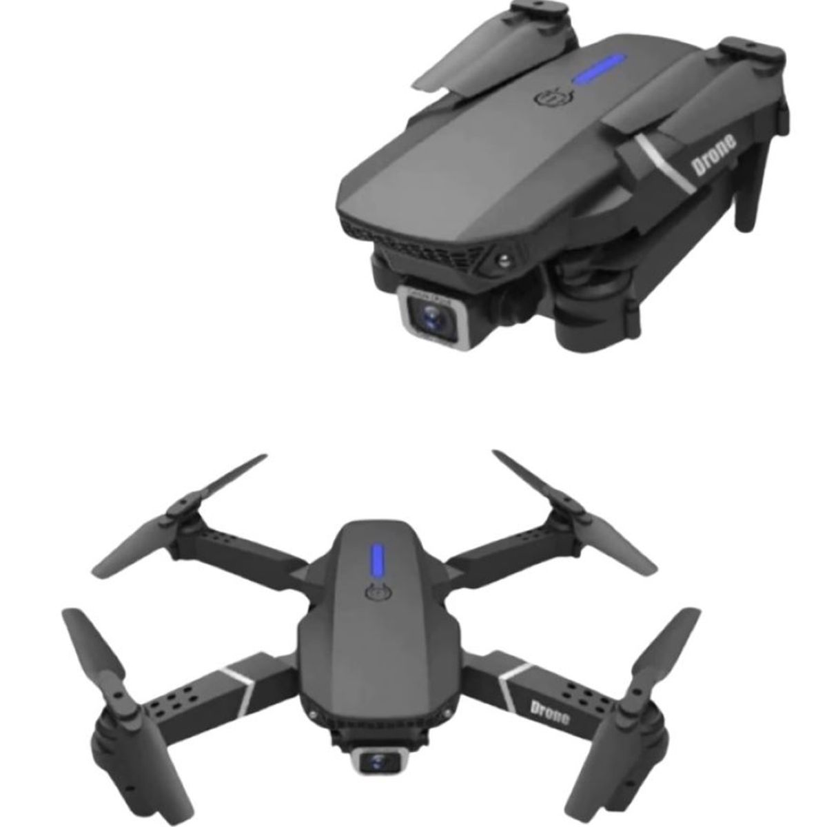 ZHOPI CO - Drone Plegable 4k Hd Doble Camara E88 Con 3 Baterias