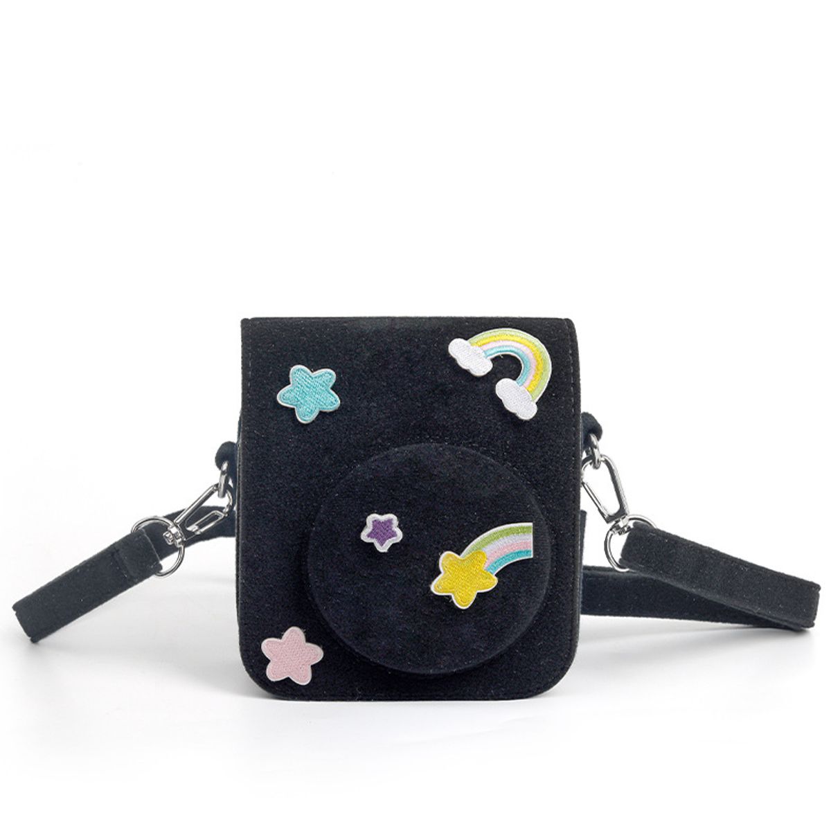 GENERICO - Estuche para Cámara Fujifilm Instax Mini 12 - Velcro Negro