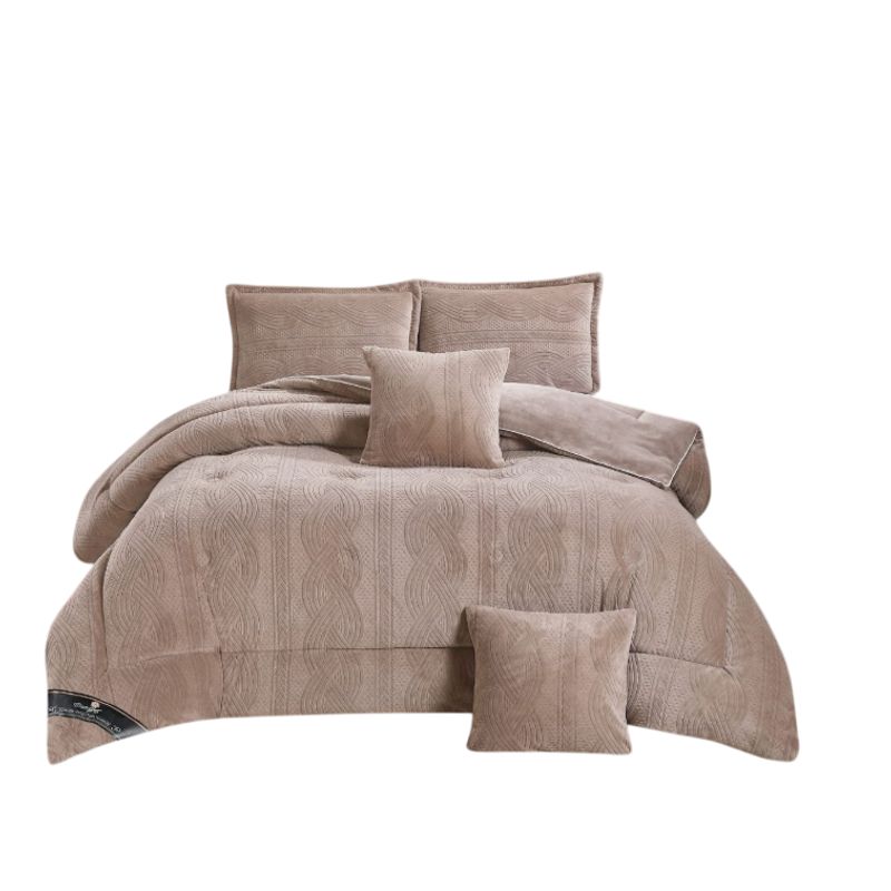 GENERICO - Nuevos colores en cubrelecho PEONY cama doble piel de durazno