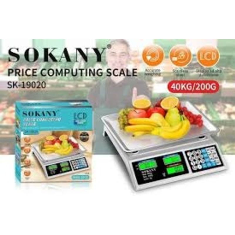 SOKANY - Balanza alimentos electrónica sokany