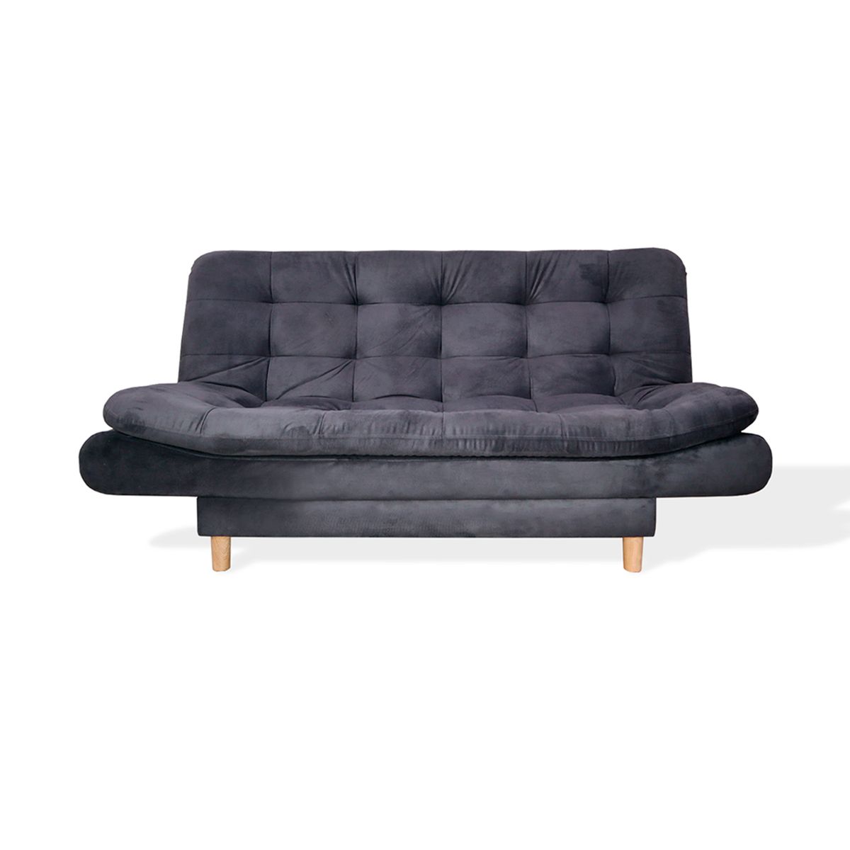 GENERICO - Sofa Cama Meiert Tela Gris + Cojines