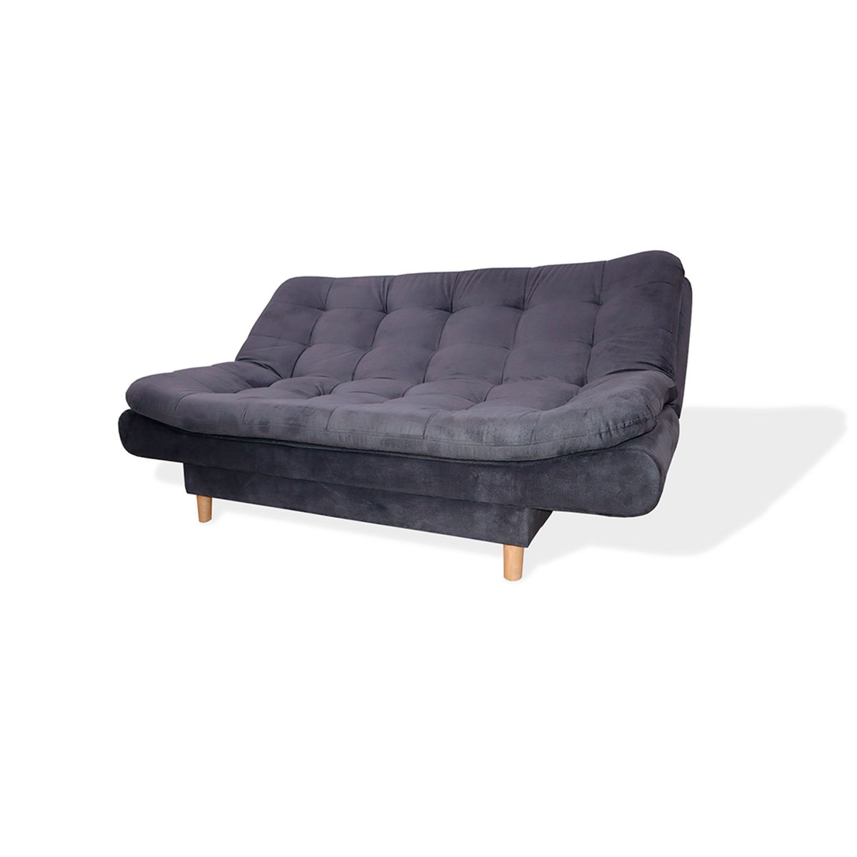 GENERICO - Sofa Cama Meiert Tela Gris + Cojines