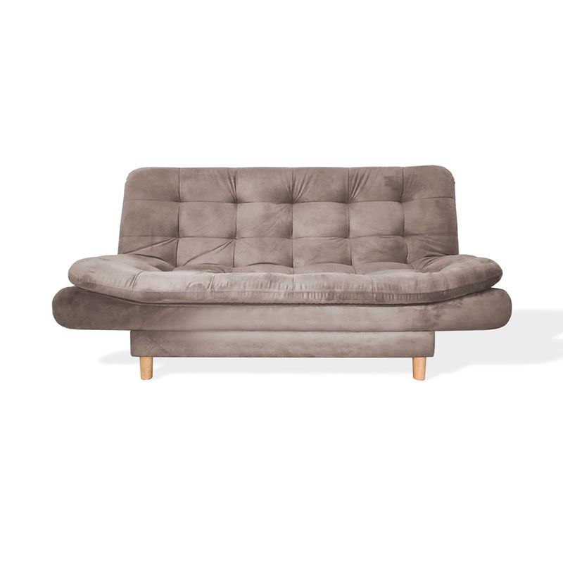 GENERICO - Sofa Cama Meiert Tela Camel + Cojines