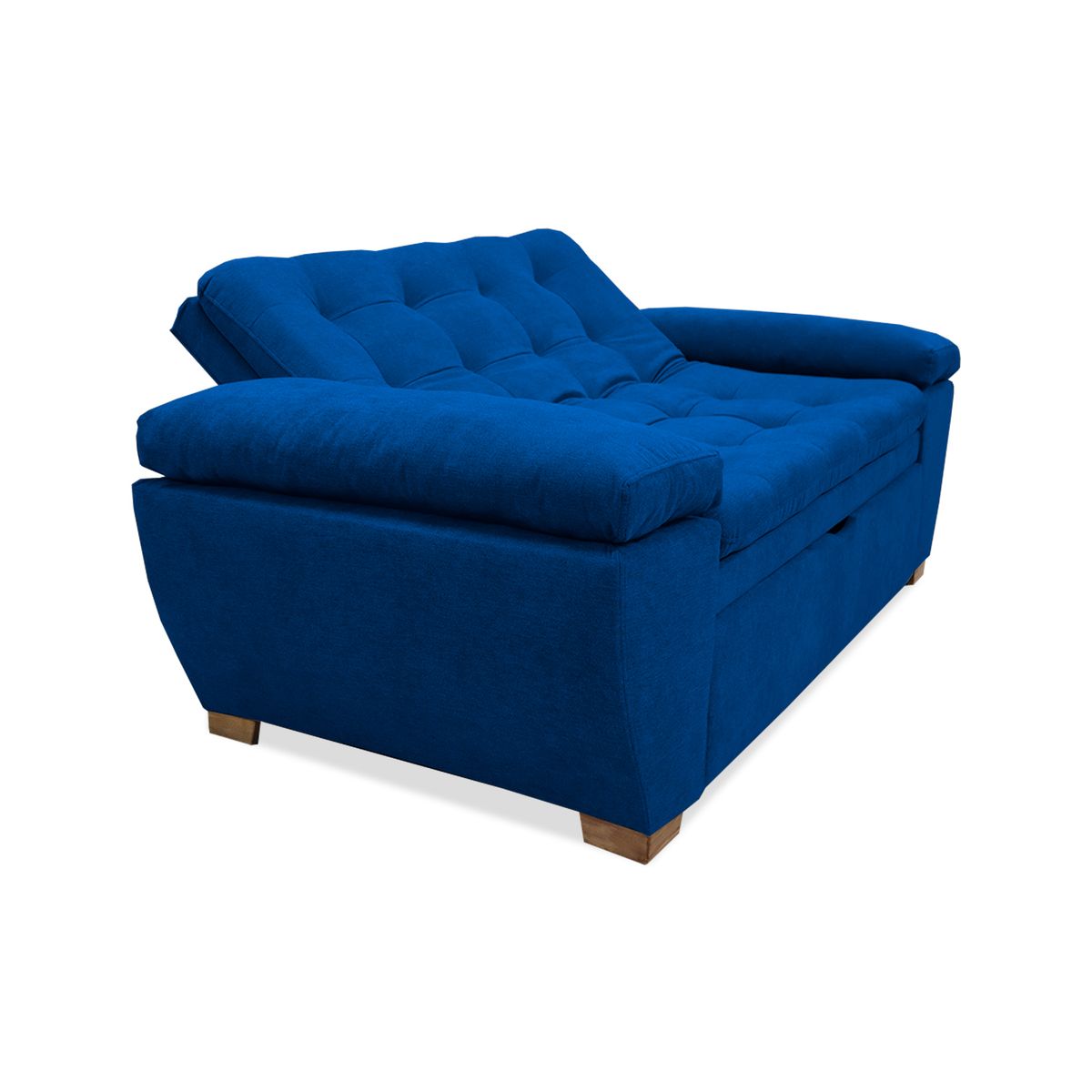 GENERICO - Sofa Cama Multifuncional Martin Azul Petroleo + Cojines