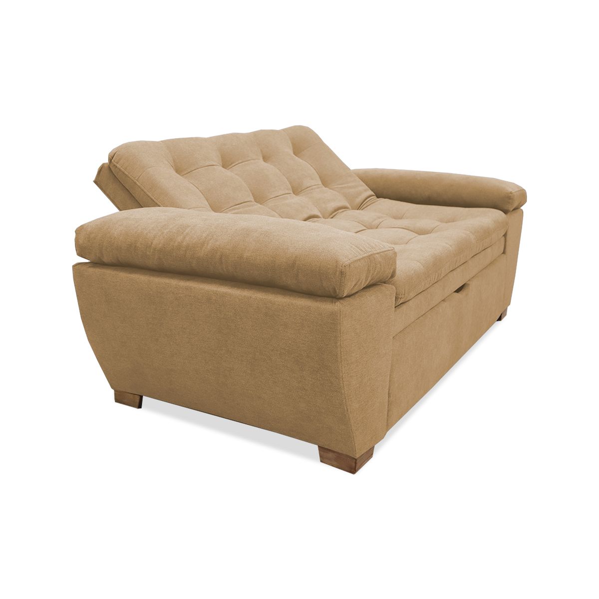 GENERICO - Sofa Cama Multifuncional Martin Camel + Cojines