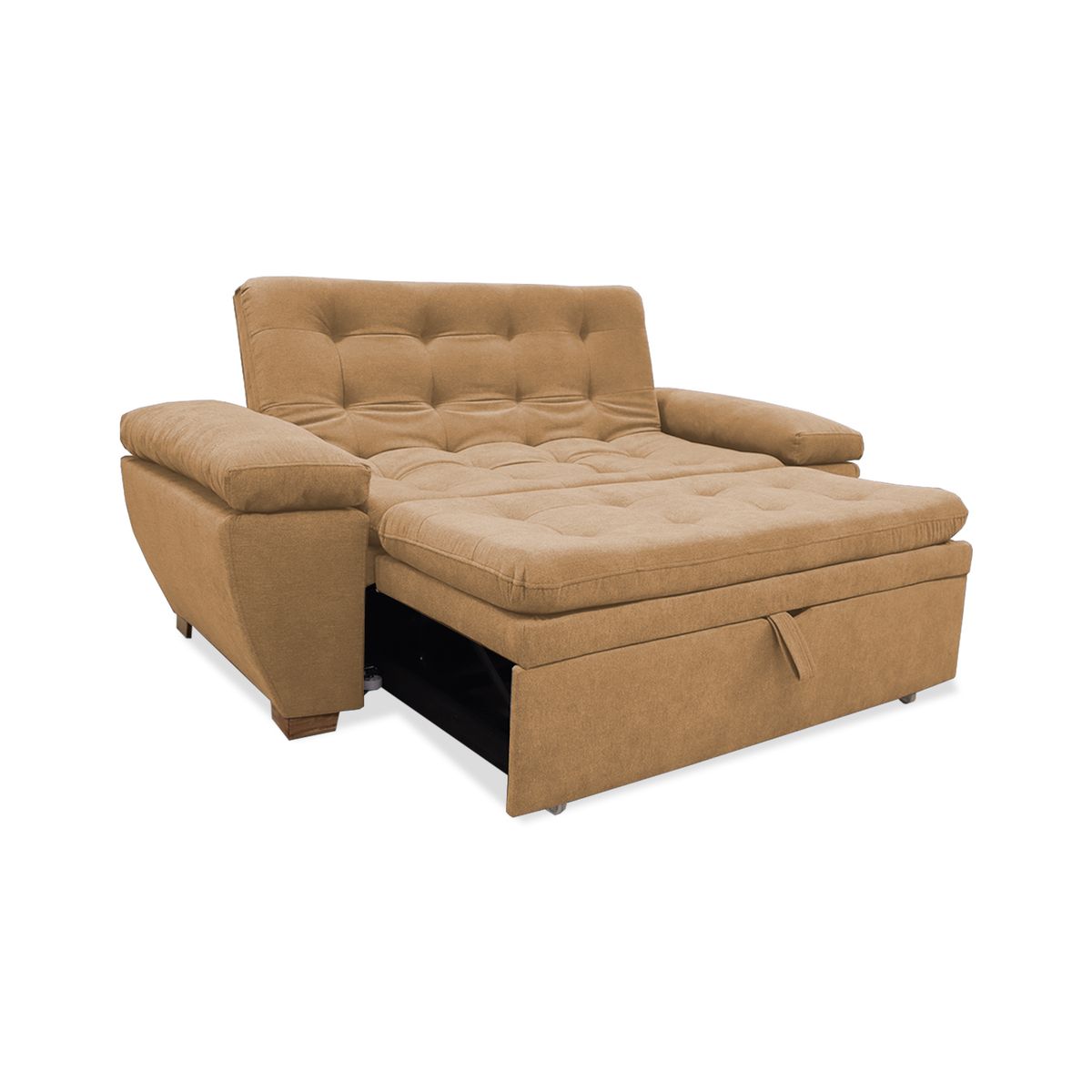 GENERICO - Sofa Cama Multifuncional Martin Camel + Cojines