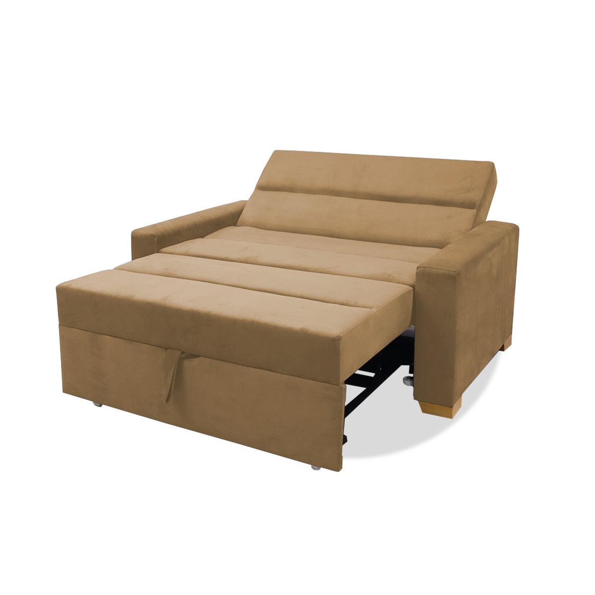 GENERICO - Sofa Cama Multifuncional Péter Camel + Cojines
