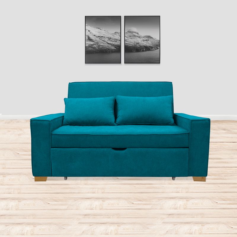 GENERICO - Sofa Cama Multifuncional Weibel Turquesa