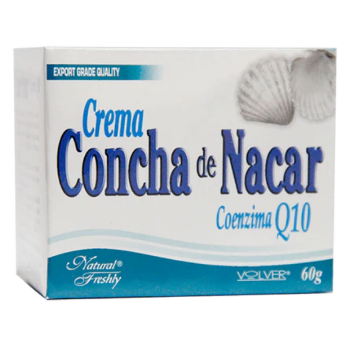 NATURAL FRESHLY - CREMA CONCHA DE NACAR Q10 X 60 GR.