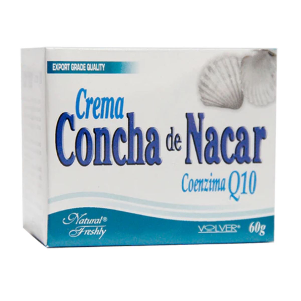 NATURAL FRESHLY - CREMA CONCHA DE NACAR Q10 X 60 GR.