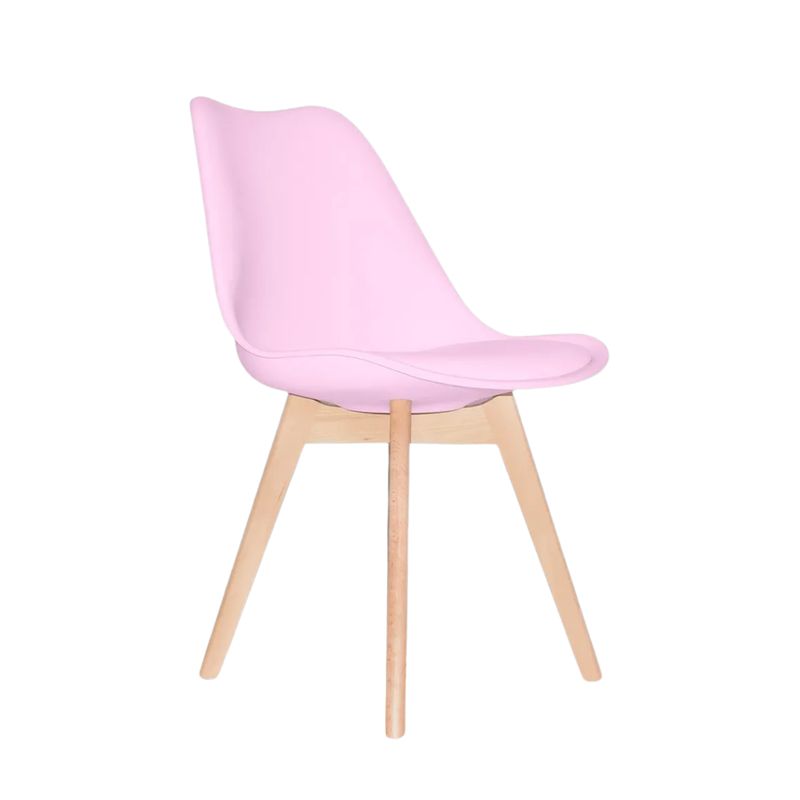 BONNO - Silla Auxiliar Ema Bonno Cómoda Decorativa Moderna Color Rosado