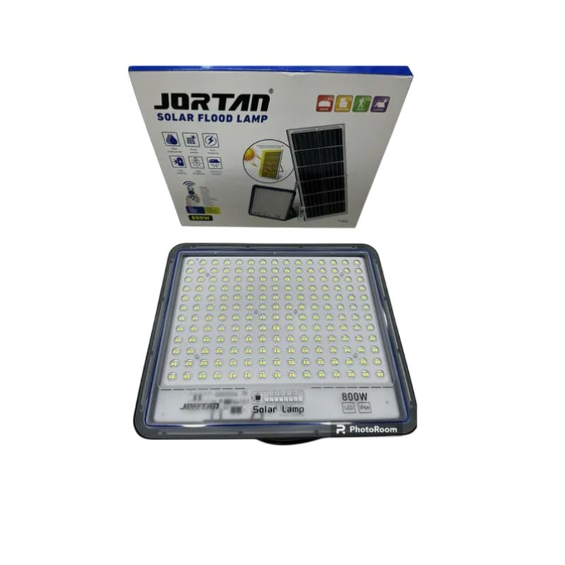 GENERICO - Reflector Led Solar 800w Alta Potencia Con Control Y Sensor