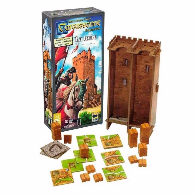 DEVIR - Juego De Mesa Carcassonne La Torre 2da Edición Para Niños