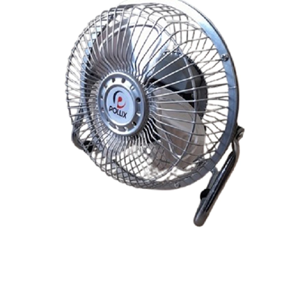 GENERICO - VENTILADOR DE MESA PEQUEÑO TAMAÑO 15CM COLOR PLATEADO