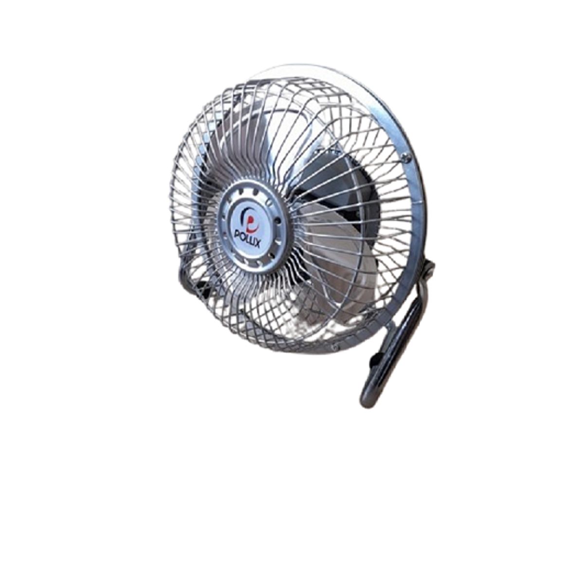 GENERICO - VENTILADOR DE MESA PEQUEÑO TAMAÑO 15CM COLOR PLATEADO