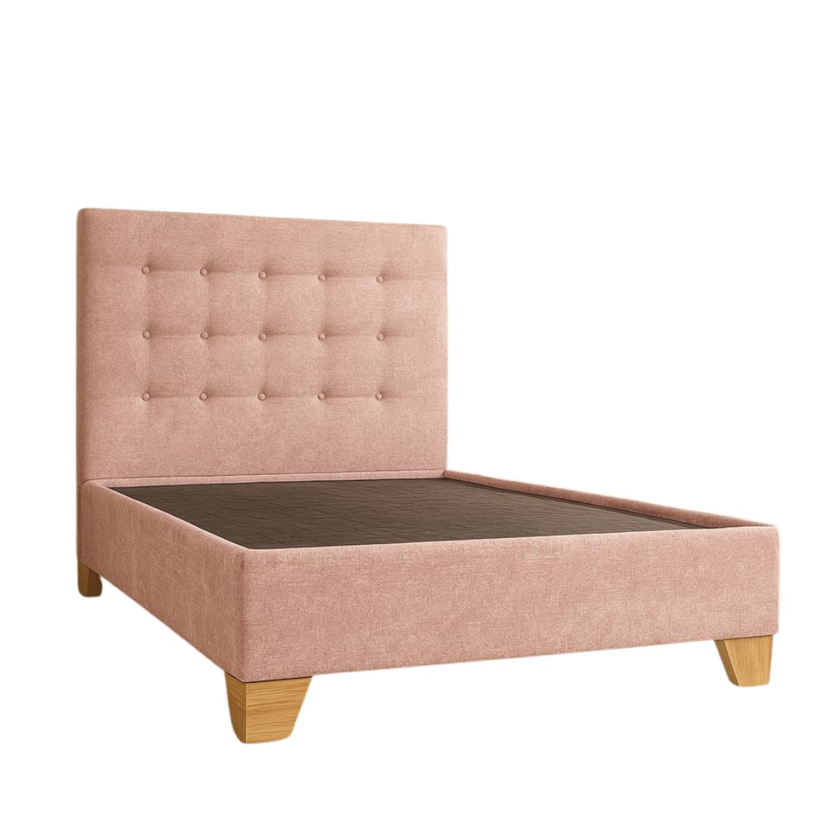 ESTILO Y CONFORT - Basecama y Cabecero 200x200 Rosa